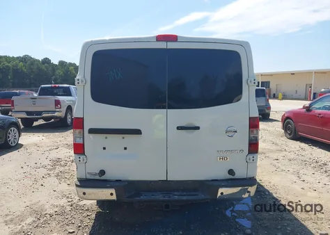 2015 Nissan Nv Cargo Nv2500 Hd Sl V8 из США, поврежденный, VIN 1N6AF0KY1FN802460